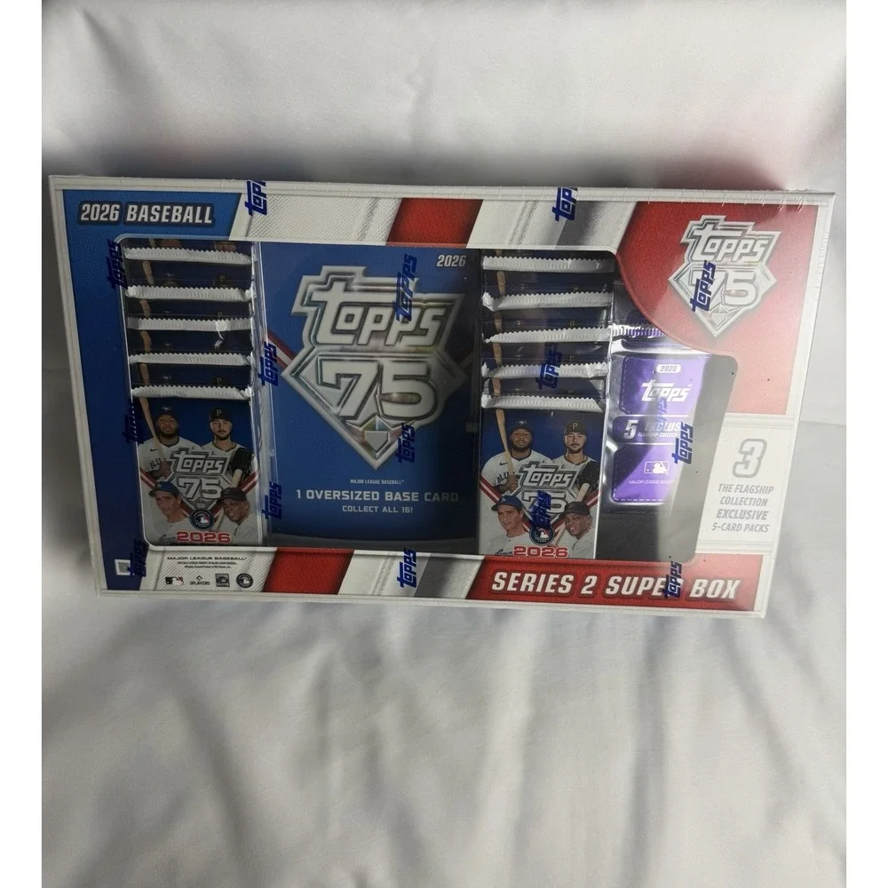 2026 TOPPS SERIES 2 Flagship Collection Super Box (184 cards) MLB Baseball NEW